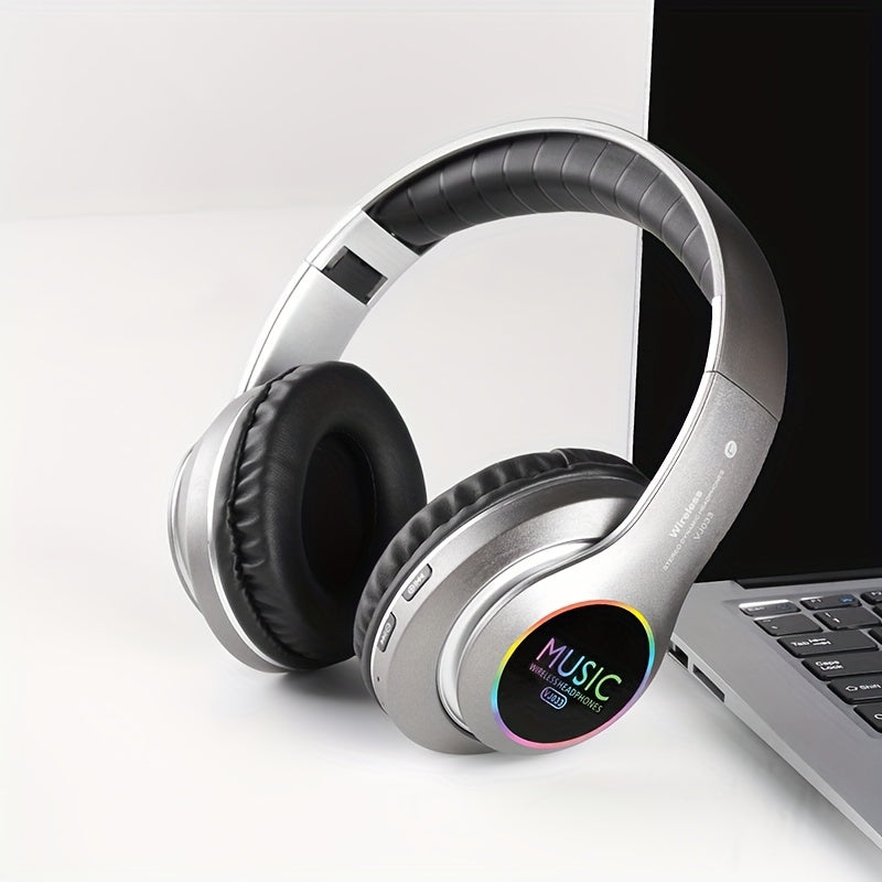 Cordless LED Illuminated Over Ear Headphones