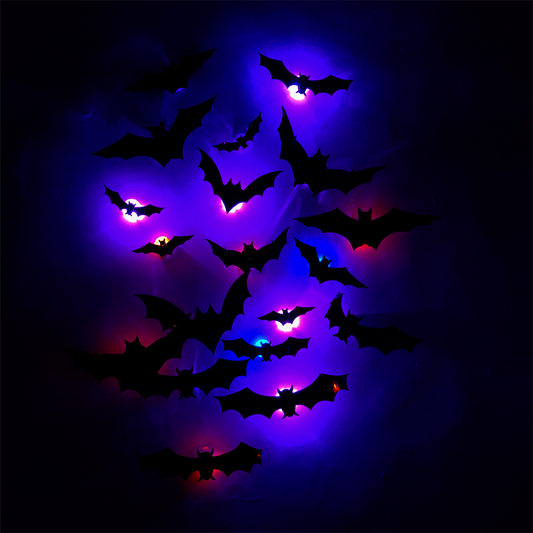 Creepy Glow in Dark Bat Lamp - Luxicro