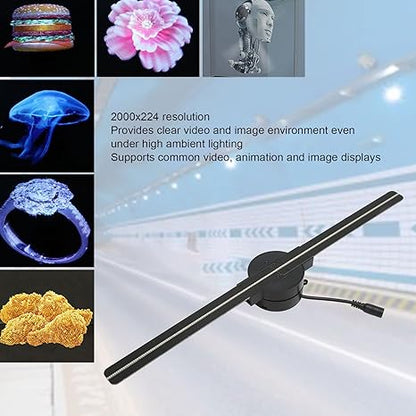 Vibrant 3D Hologram LED Room Light Projector