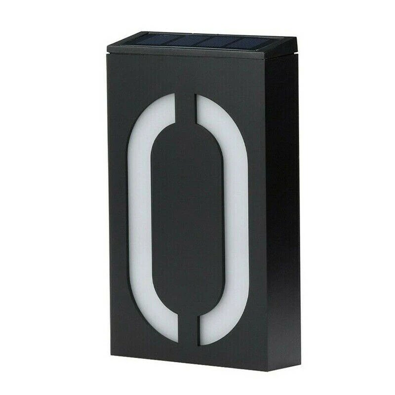 Energy Efficient Outdoor House Number Plate - Luxicro