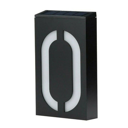Energy Efficient Outdoor House Number Plate - Luxicro