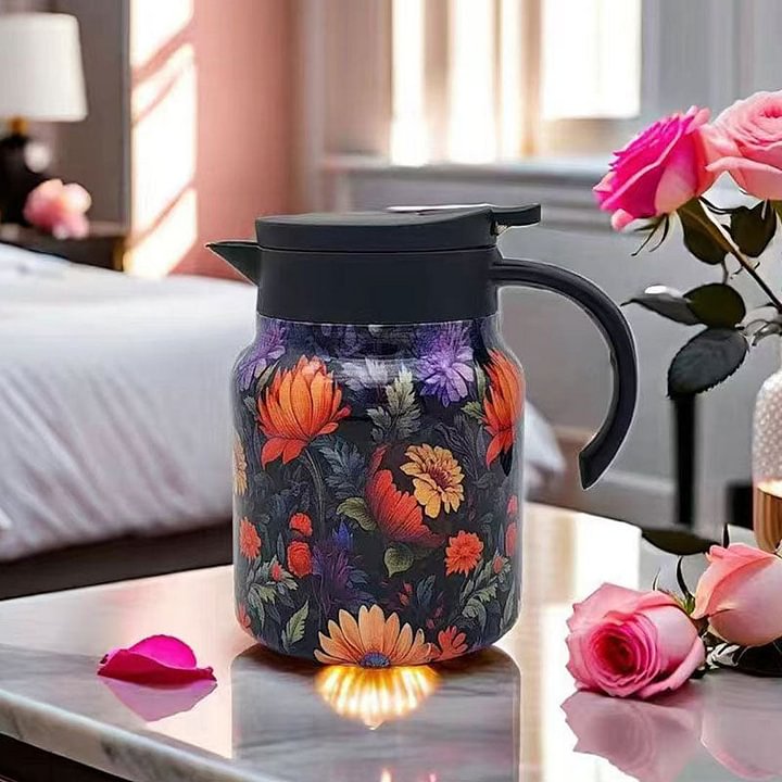 Big 1L Insulated Tea Pot with Strainer