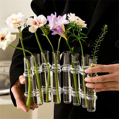 Beautiful Clear Flower Vase Set