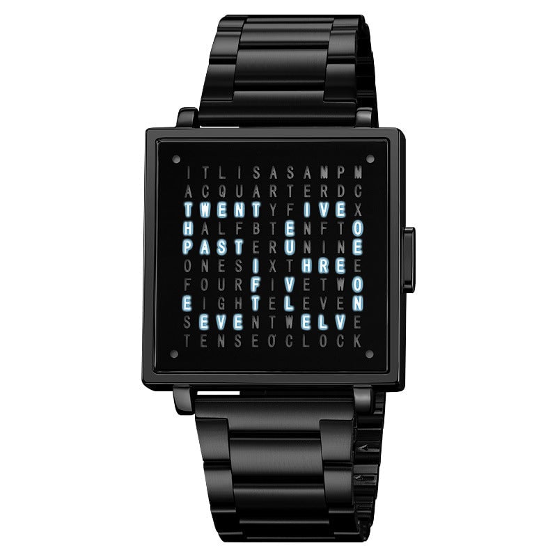 Sleek Thin Stainless Steel Watch