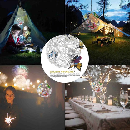 Vibrant Outdoor Solar Butterfly String Light