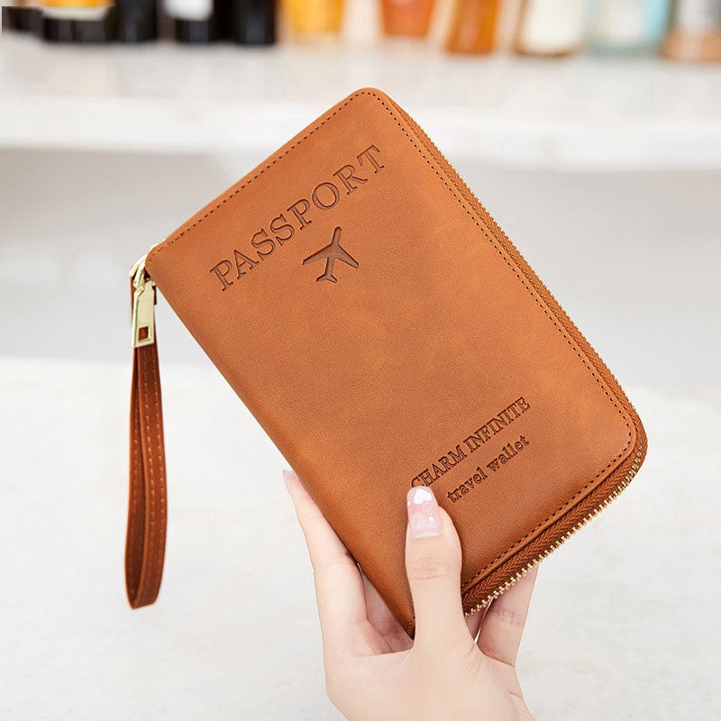 Travel RFID Blocking Passport Wallet