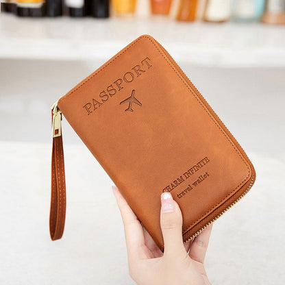 Travel RFID Blocking Passport Wallet