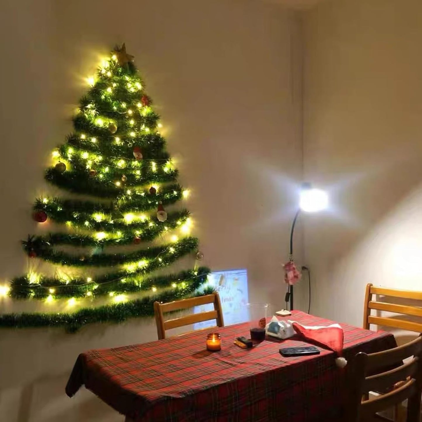 Foldable Wall Mount Christmas Tree