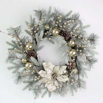 Traditional Christmas Wreath and Garland Set