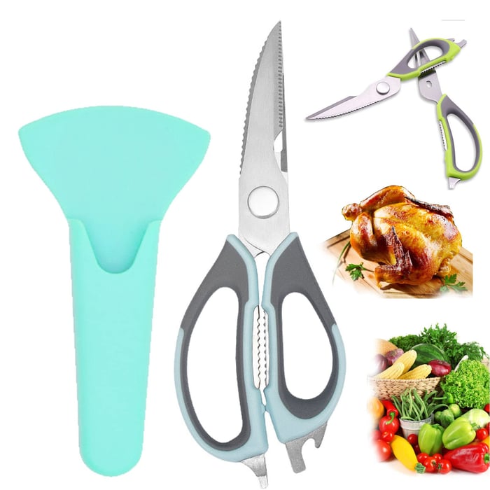 Premium 5-in-1 Kitchen Scissors for Easy Food Prep
