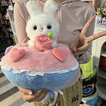 Cute Bunny Soft Plush Toy Bouquet - Luxicro