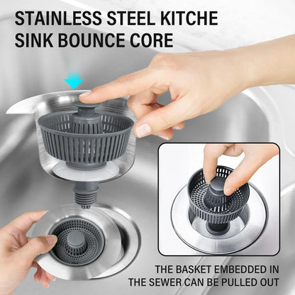 Easy Clean Sink Strainer & Stopper Set