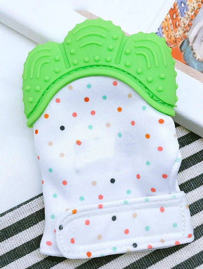 Baby Teether Glove with Gentle Chewable Tips