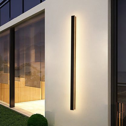 Bright Black Outdoor LED Wall Lantern For Garden