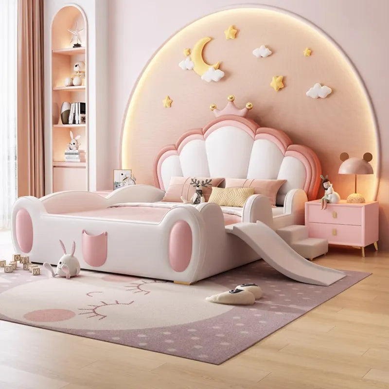 Enchanted Wooden Kids Bedroom Bed - Luxicro