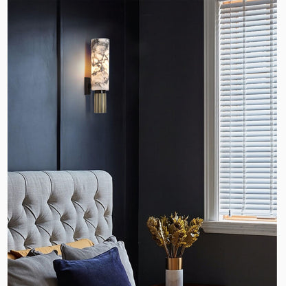 Elegant Stone Wall Light Fixture