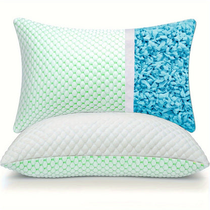 Cooling Gel Memory Foam Pillow with Soft Bamboo Cover