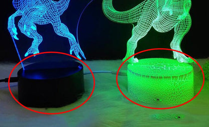 Bright 3D LED Table Lamp for Office Use
