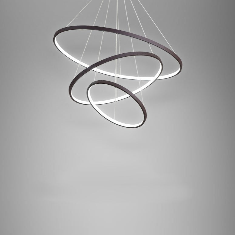 Round Sparkling Chandelier Lamp