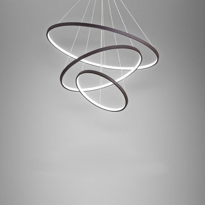 Round Sparkling Chandelier Lamp