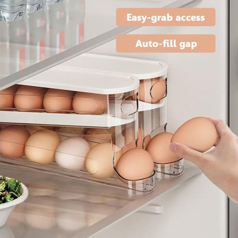 Automatic Stackable Egg Storage Container