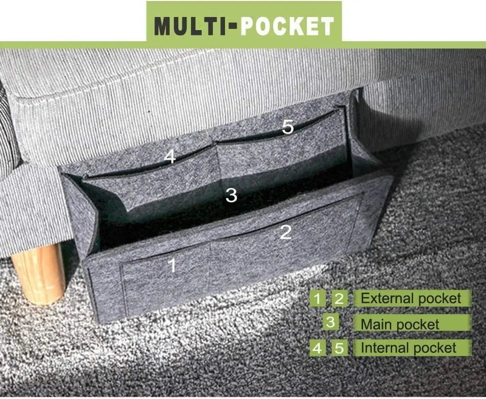 Bedside Storage Organizer Tray