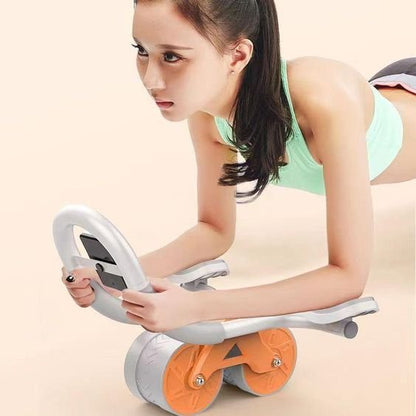 Compact Ab Roller with Elbow Pad for Core Workout