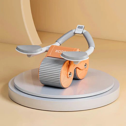 Compact Ab Roller with Elbow Pad for Core Workout