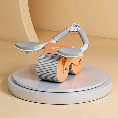 Compact Ab Roller with Elbow Pad for Core Workout