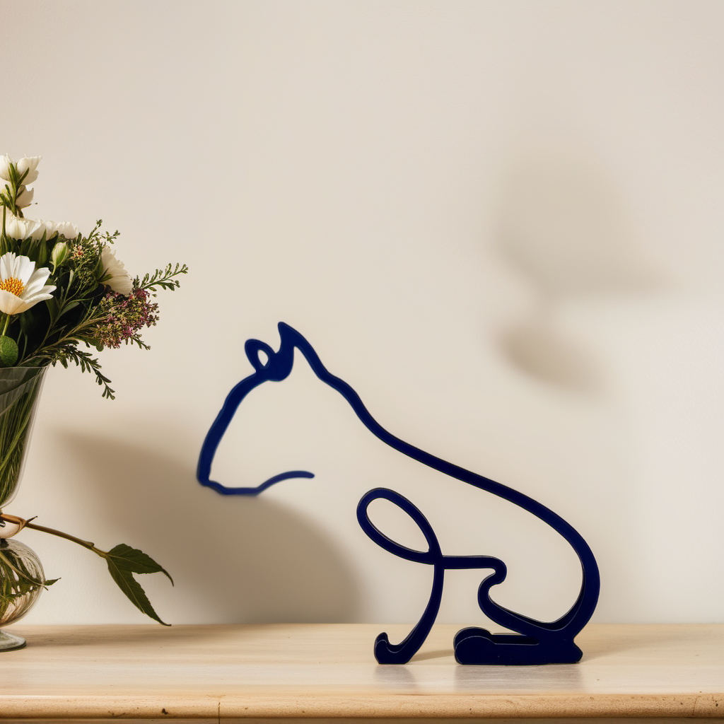 Stylish Dog Figurine Decorative Art Statue