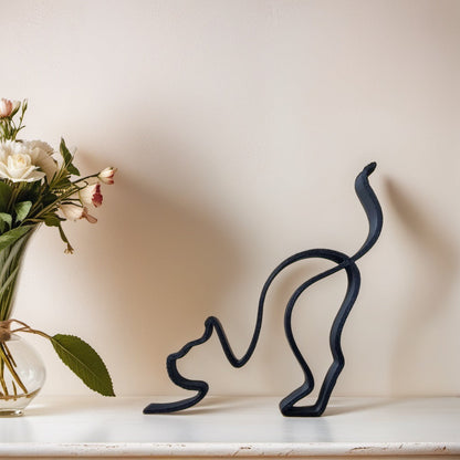 Stylish Dog Figurine Decorative Art Statue
