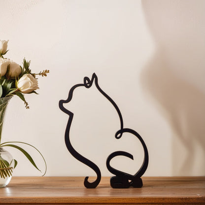 Stylish Dog Figurine Decorative Art Statue