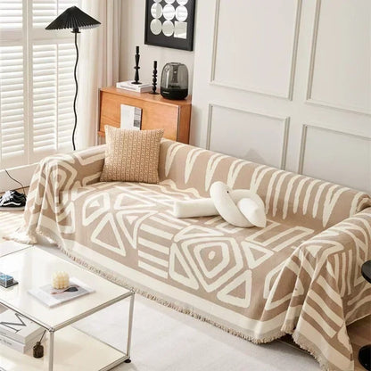 Cozy Tribal Pattern Throw Blanket