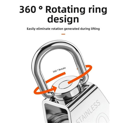 Heavy Duty Steel Swing Pulley Block
