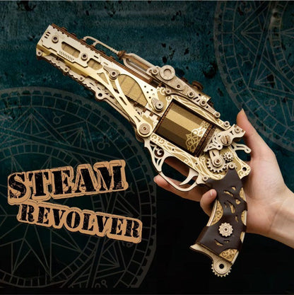 Unique Wooden Puzzle Gun Toy for Adults
