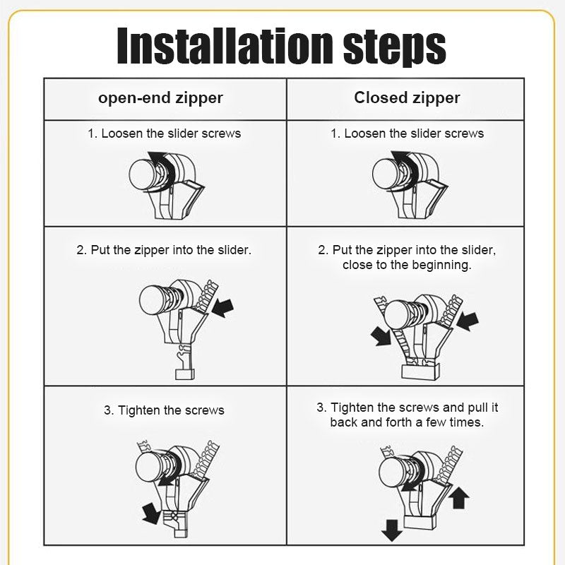 Easy Fix Zipper Repair Tool