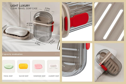 Compact Travel Soap Container