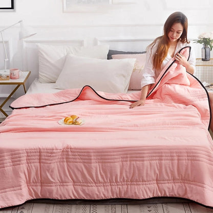 Cool Lightweight Summer Blanket Throw