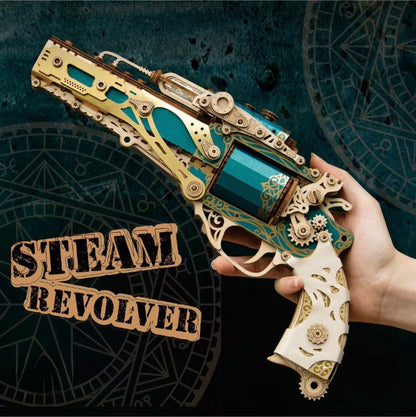 Unique Wooden Puzzle Gun Toy for Adults