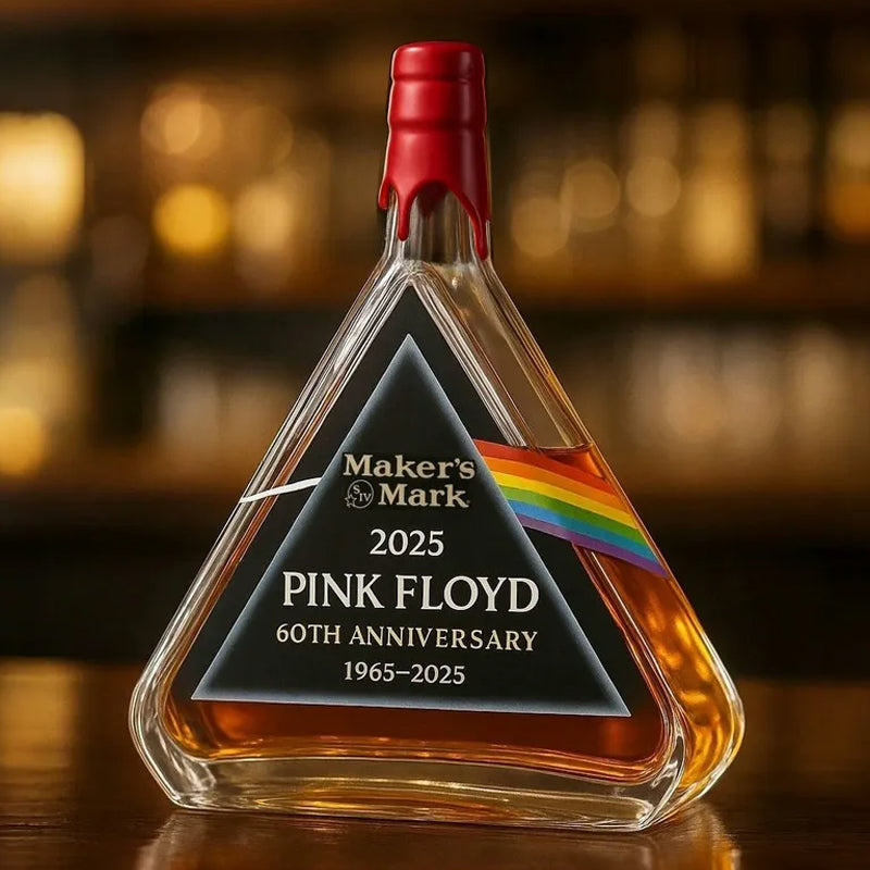 Limited Edition Pink Floyd Wine Decanter Glass Bottle