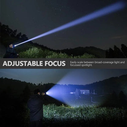 Bright 90000 Lumens LED Flashlight for Outdoor Use