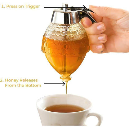 Simple Squeeze Honey Bottle Pourer