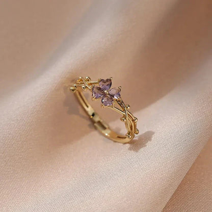 Vibrant Bloom Adjustable Fashion Ring - Luxicro