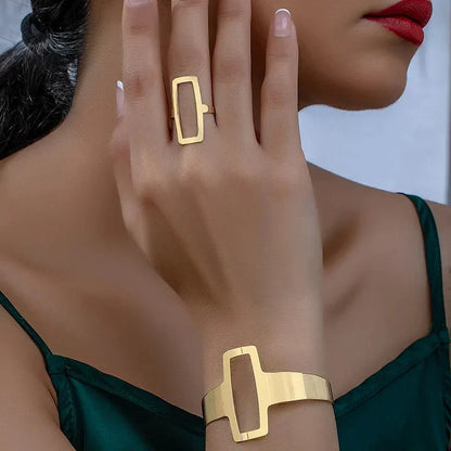 Trendy Gemstone Jewelry Set