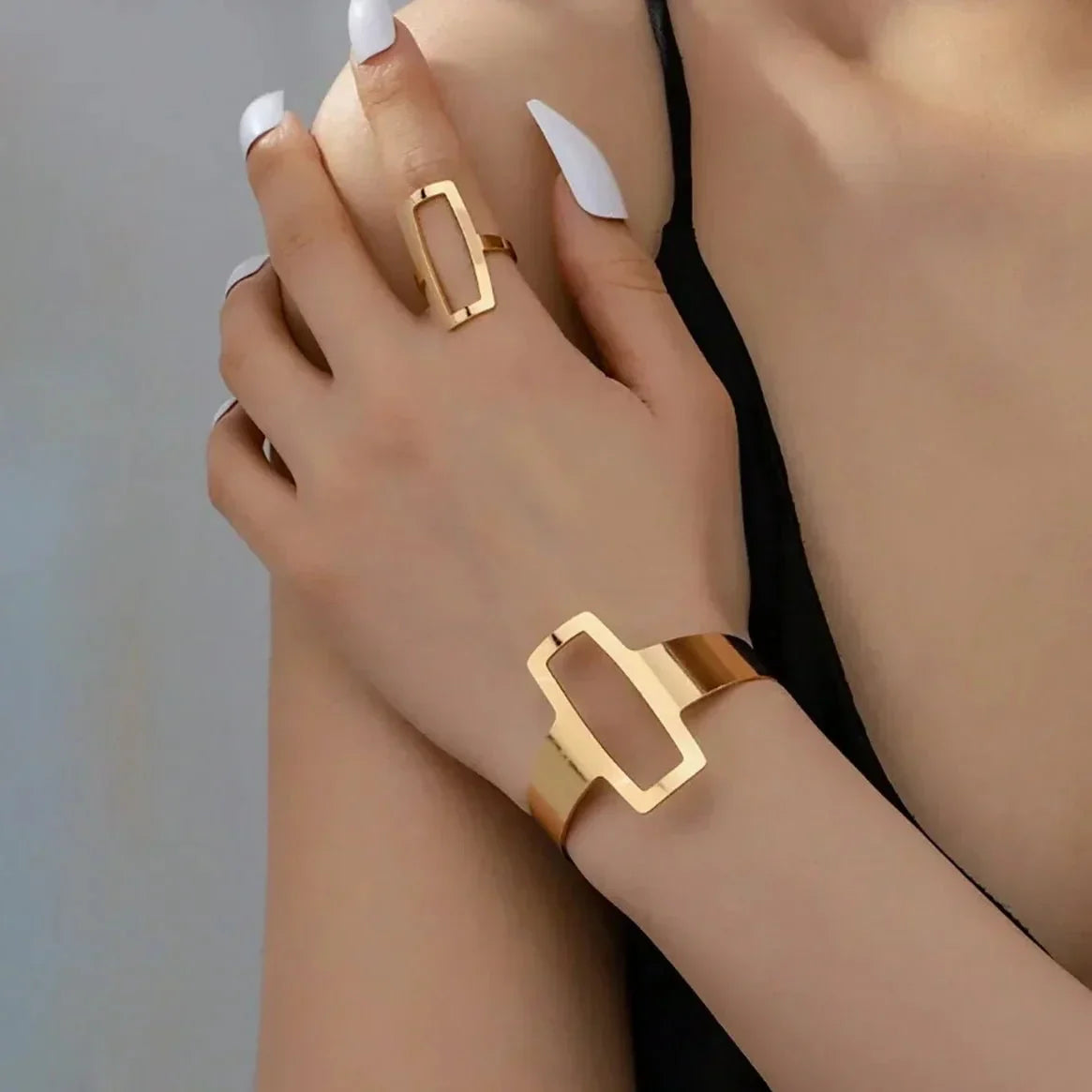 Trendy Gemstone Jewelry Set
