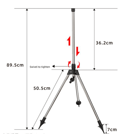 Premium 360 Degree Metal Camera Tripod