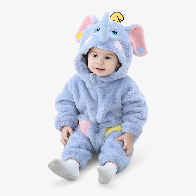 Adorable Baby Animal Bodysuit Soft Infant Romper
