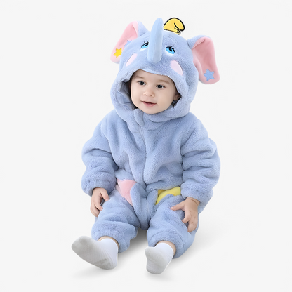Adorable Baby Animal Bodysuit Soft Infant Romper