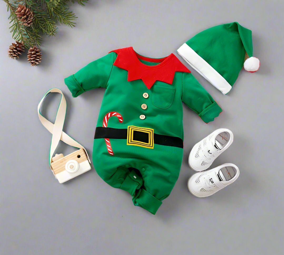 Adorable Kids Festive Holiday Onesie - Luxicro