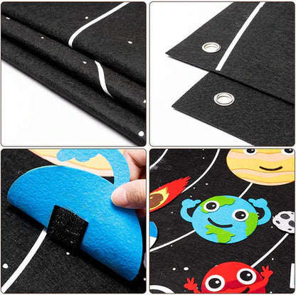Colorful Interactive Kids Felt Play Board